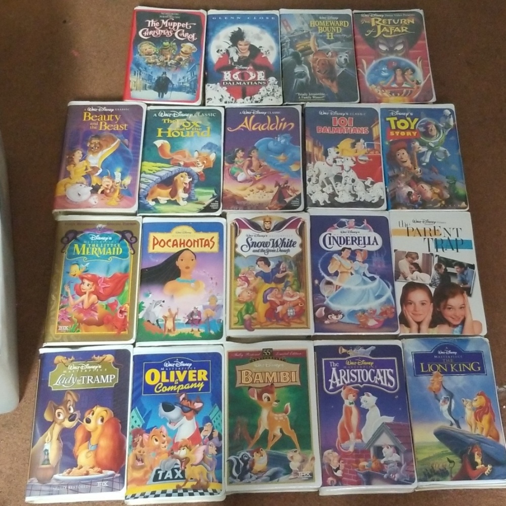 Disney VHS Lot of 19 or Individual